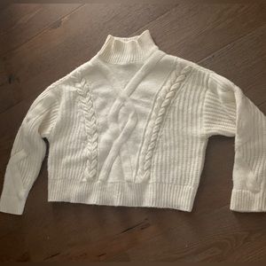 Elizabeth and James mock neck sweater